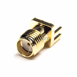 Straight PCB Mount Female Pin SMA Connector Edge Connecteor