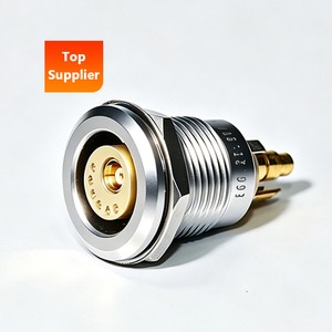 BEXKOM 1*coaxial+6*signals Circular Connector IP68 Waterproof 450~2100V EMC Shielded Aviation Plug for Industrial Robots