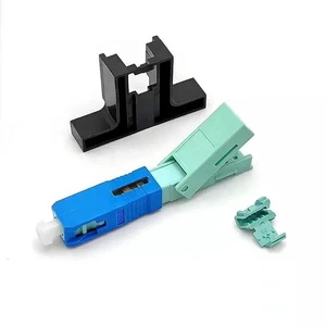 Optic FTTH Fiber Optic Quick Connector Coupler