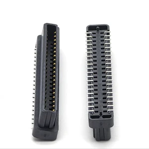 2.54mm Pitch Board to Board Female Socket Connector SMT Brass Contact LCP 2*20P