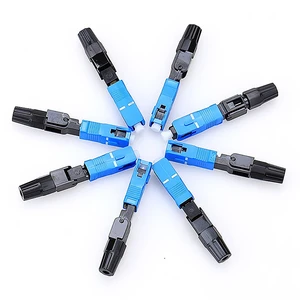 Wholesale Ftth Quick Connector Sc Upc Optic Fiber Cable Connector for Fiber Optical Equipment