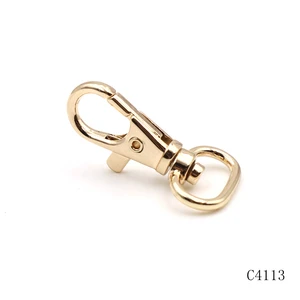 Gold Lobster Claw Hook Zinc Alloy Snap Hook Metal Snap Clasp Swivel Hooks for Purse/Handbags/Keychain Accessories