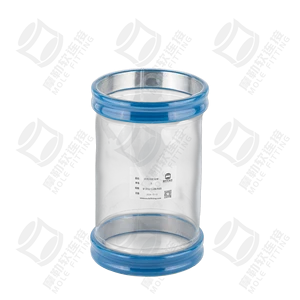 Snap Fit Flexible Connector AP Seeflex Flexi Clear Polyurethane Food Grade Compressible Liquid Press Fit connectors 16mm