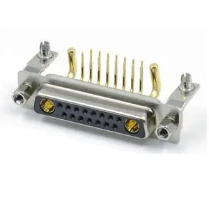 High Power D-SUB 17W2 Female Connector 17w2 Socket R/A DIP Type 17W2 PCB Connector