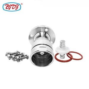 Factory Directly EIA Coax Cable Connectors 1-5/8 EIA Flange for 1-5/8 Heliax Corrugated Coaxial Cable RF Coax Coaxial Connectors