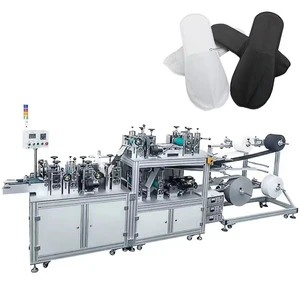 Automatic High-Speed Disposable Slipper Machine for Home & Hotel Use PLC and Motor Core Components