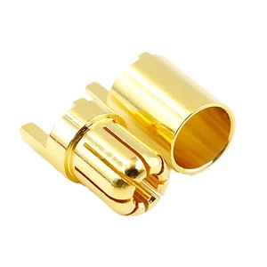 Original Amass Gold Plated 6.5MM Banana Plug High Current 32A Battery Connector GC6510 Brass Male/Female Power Wire Connections