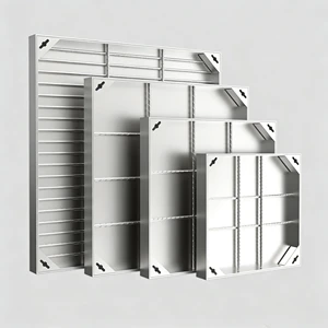 Hesheng Easy-to-install Stainless Steel Invisible Manhole Cover Anti-Theft Corrosion-Resistant Heat-Resistant Waterproof Seal