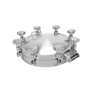 304/316L Stainless Steel Hygienic Pressure Manhole for Pharmaceutical Industry, Providing Seamless Access with No Blind Spots