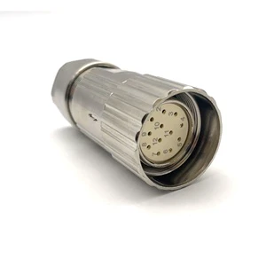 SVLEC M23 assembly connectors 12pin circular connector 12 pin female counter clockwise