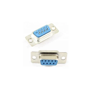 Connector d-sub 9pin conventional needle welding application automotive electronics DB9 vga 9p connector