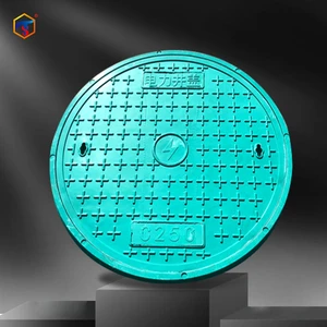 High Strength ISO Certified SMC Manhole Cover Round Square Composite Drain Cover Corrosion Resistant for Construction