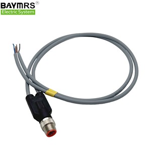 Certified Quality M12 Waterproof Connector Y-Connector with One Out of Two 4pin 5pin for Secure Connections