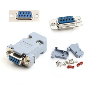 DB9 Serial Port D-SUB Connector Female Cable Socket Plug 9 Pin 2 Rows Gold-plated RS232 VGA Connector