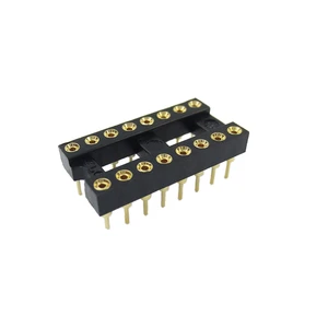 High Quality Long Pin IC Sockets Standard Pitch 1.778mm 2.54mm 6~64 Pins Round Female Socket