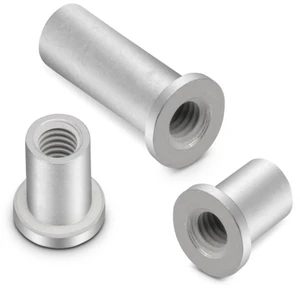 Texasia SMT Steel Spacer 9775036360R Reverse PCB Nut M3 Internal Thread D6 mm Board to Board & Mezzanine Connectors