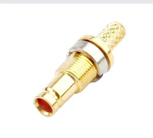 1.0/2.3 CC4 SAA Female Coaxial Connector Connector for RG58 RG59 RG6 3C-2V Cable Connector