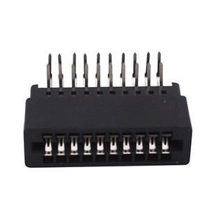 Customized Edge Card Slot Connector 2.54mm Right Angle Connector Dual Row