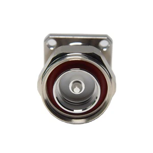 Panel RF Coaxial Brass Connector 7/16 DIN Male Right Angle Nickel/Golden Plating DINM-2.5 DC~7.5GHz 10000M Insulation