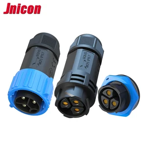 Jnicon M25 3 Pin 50A High Current Connector For Solar Battery Storage LED Display Power Signal Combined Connectors Plug Socket