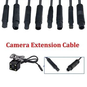 4pin 5pin 6pin 8pin Male to Female Extension connector Cables Cord fofe Car DVR Camera HD Monitor Vehicle Rear View Camera Wire