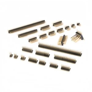Custom Power Nylon Pin Headers Single/Dual Row 1.0/1.27/2.0/2.54/4.0mm Through-Hole Surface Mount Gold-Plated PCB Connectors