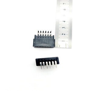 HOYATO Right Angle Gold Finger Slot Card Edge Connector 2.54mm 12P Double Row PCB Header BOM Components Manufacturing Plant