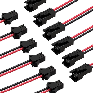 Custom 2 Pins 3 Pin 4 Pin Electrical Sm Plug JST Terminal Cables With Connector Wire Male and Female Connectors