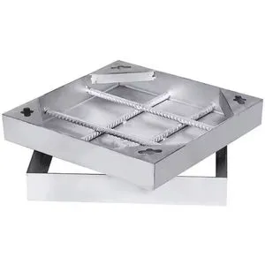 Custom Size Heavy Duty Drain Cover Stainless Steel Invisible Manhole Cover 304/316 Ductile Iron Outdoor Sewer Grate for Garden