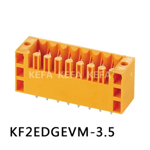 KF2EDGEVM-3.5 PCB Screw Terminal Blocks Spliceable Diagonal Wiring