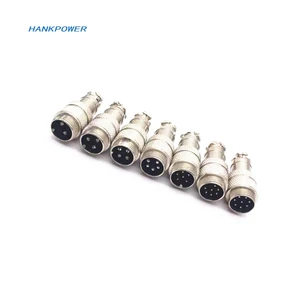 GX16 Aviation Circular Connector 2P 3P 4P 5P 6P 7P 8P Male Female M16 Waterproof Connectors