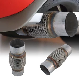 8-Inch Total Length 3-Inch Diameter Exhaust Pipe Flexible Bellows Connector