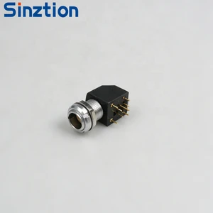Push-pull Circular Connector EXG 00B 0B 1B 90-degree Elbow Aviation Connector for PCB Board Socket Connection