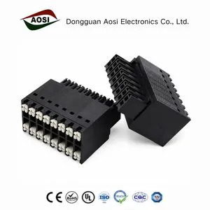 AOSI B2CF Grid Instrumentation Double Layer Connector 3.5mm 15EDGKNHB Female Plug-In Terminal Block Lug Terminals