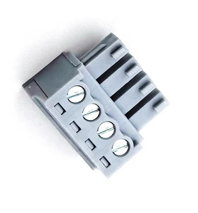 YZTECH 3.5/3.81mm Pitch Pluggable Terminal Blocks 300V 8A 28-16AWG 4P Model 15EDGK-3.81-4P