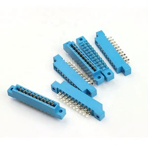 3.96mm Pitch Card Edge Connector 20pins 805 Series PCB Mount Slot Solder Double Row 2*10pin Card Edge Female Connectors