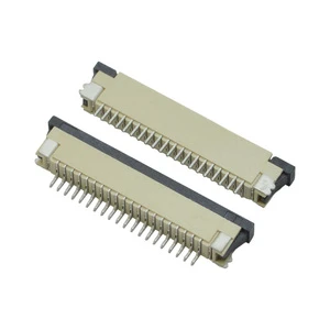 1mm Bottom Contact FFC/FPC Flexible Flat Connectors 4/5/6/7/8/9/10/12/13/14/15/16/18/20/22/24/25/26/28/30/32/34/40 Pin for