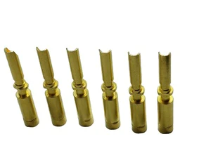 Gold Plated D-Sub Solder Type Pin Connector Accessories for Automotive Use
