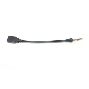 Factory Direct Wholesale 2-Core USB Female Connector Cable for Laptop & Mobile Phone New USB Data Power Switch DC Output Type