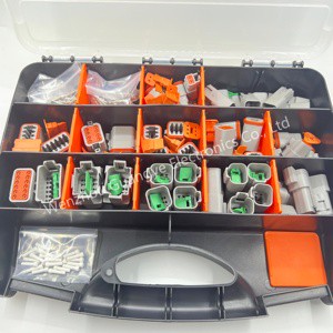Hot Selling Deutsch Pin Connector Kit 382PCS DT Adaptor Connector With 12Pin IP67 Protection Level Plastic Housing PC Material