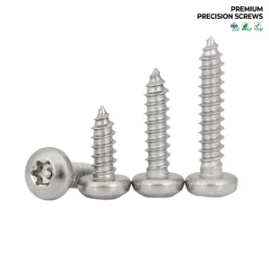 GB2670.1 Pan Head Torx Security Self Tapping Screws Tamper Proof Anti Theft Pin In Star Drive Stainless Steel Fasteners