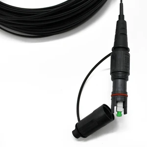 IP68 Waterproof 1 Core Armored Corning Fiber Optic Patch Cord Optical Fttx FTTH Compatible Corning Optitap Sc/APC Connector