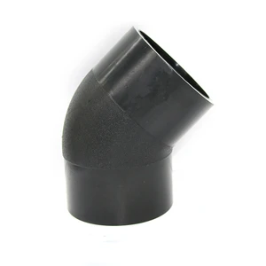 Factory Price 45 Degree Elbow / Hdpe Petrol Pipe Fitting/Accessories Butt Fusion Fittings For Fuel Station