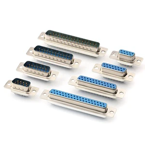 D-sub 9p Connector Vga Type Straight Conector Vga 15p 25p 37p D Sub Vga Connector Male Connector