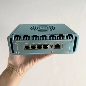 Wireless Soft Router VPN Firewall G31F 4L DDR4 Mini PC N5105 DP 4K Display HD Metal Box Mini PC Ubuntu Fan Industrial Computer