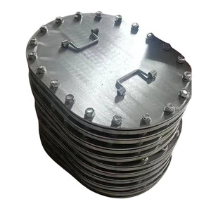 Factory OEM Manufacturers Wholesale Stainless SteelMarine Raised Type Manhole Cover Oiltight Watertight