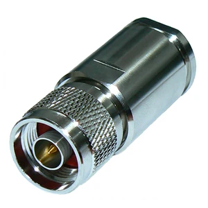 50 Ohm RF Coaxial Connector N Type Male Straight Clamp Connector for Coaxial LMR300 RG58 LMR400 LMR600 5D-FB Cable