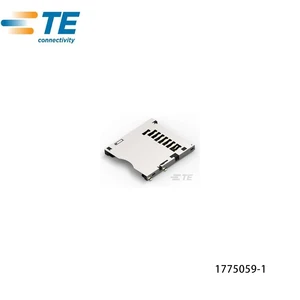 TE 1775059-1 12 (9 + 3) Position Card Connector Secure Digital - SD Surface Mount, Right Angle Gold