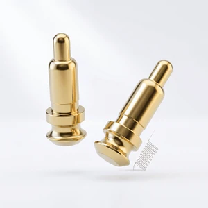 Custom SMT Spring Pogo Pins Gold Plated Spring Loaded Contact Pins For PCB Battery Charging Connector