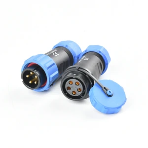 WEIPU SP21 Aviation Plug Male Female Butt Joint Wire Cable Waterproof Power Connector 2/3/4/5/6/7/9/12P Industrial Socket IP68